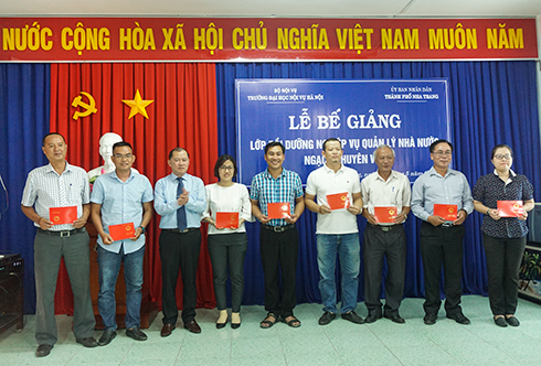 Các trường được cấp chứng chỉ quản lý nhà nước