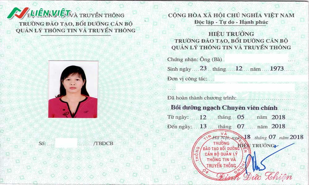 thi chứng chỉ chuyên viên chính