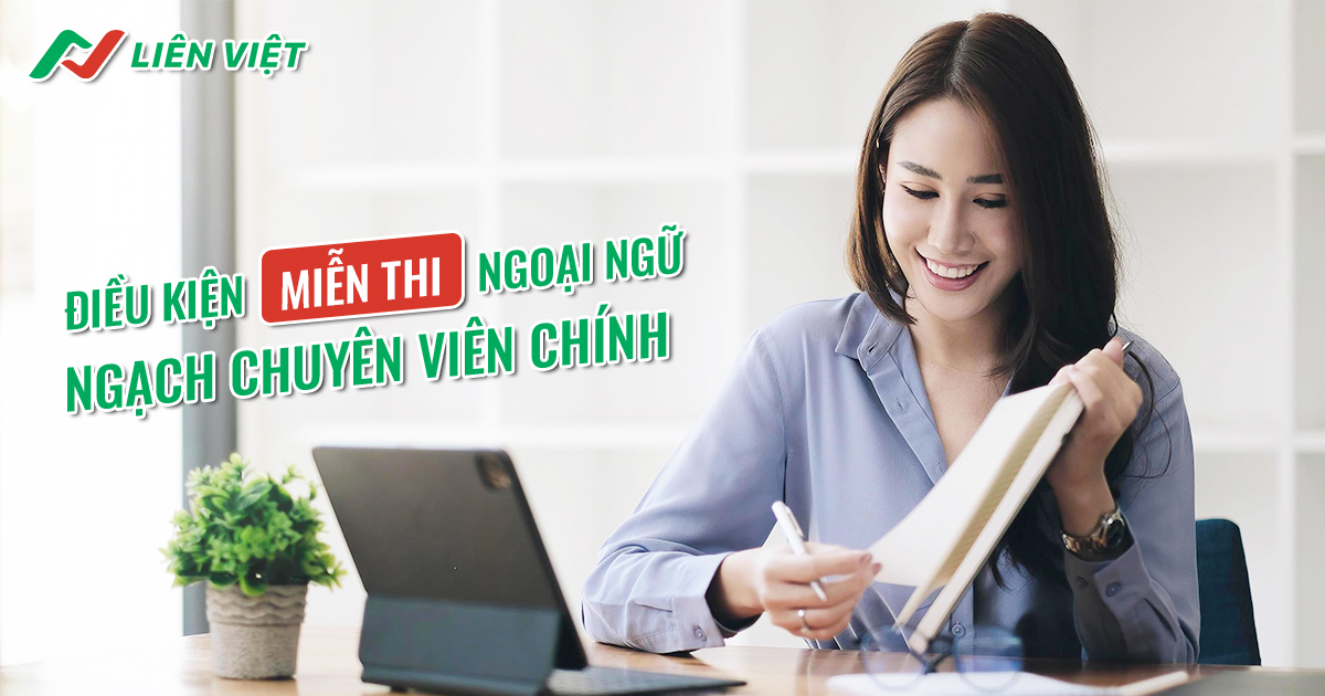 miễn thi ngoại ngữ chuyên viên chính