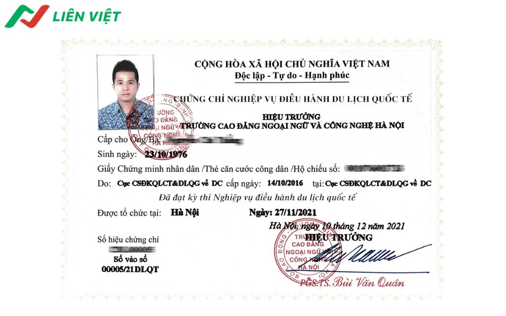 Chứng chỉ điều hành du lịch là minh chứng cho năng lực chuyên môn và là yêu cầu bắt buộc để hành nghề
