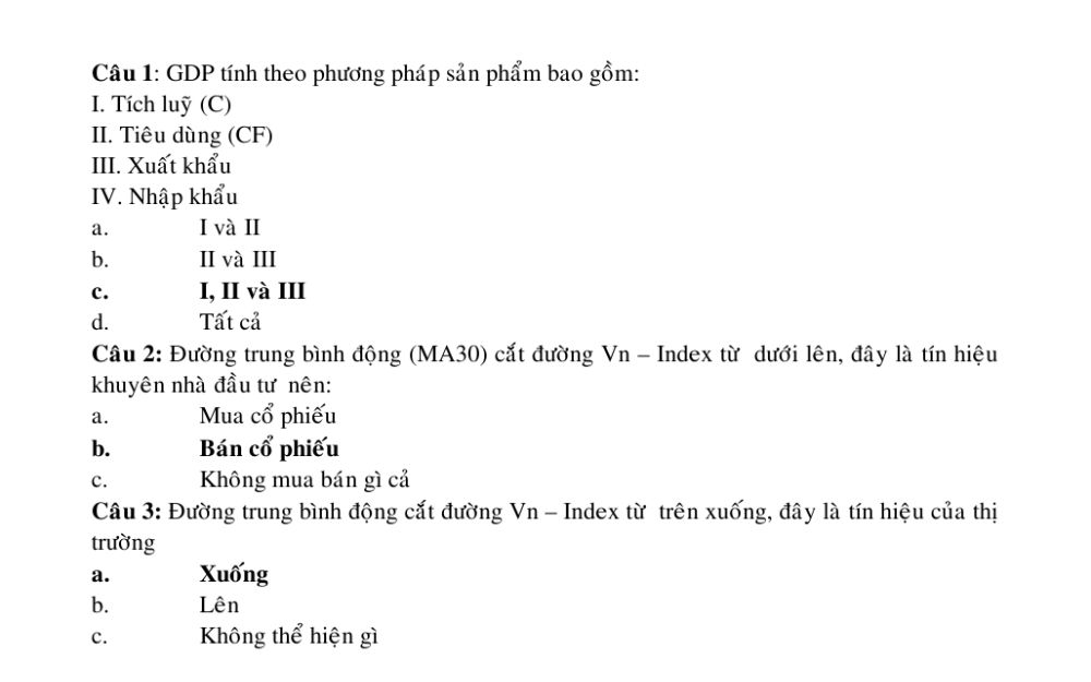 ĐỀ THI PHÁP LUẬT VỀ CHỨNG KHOÁN