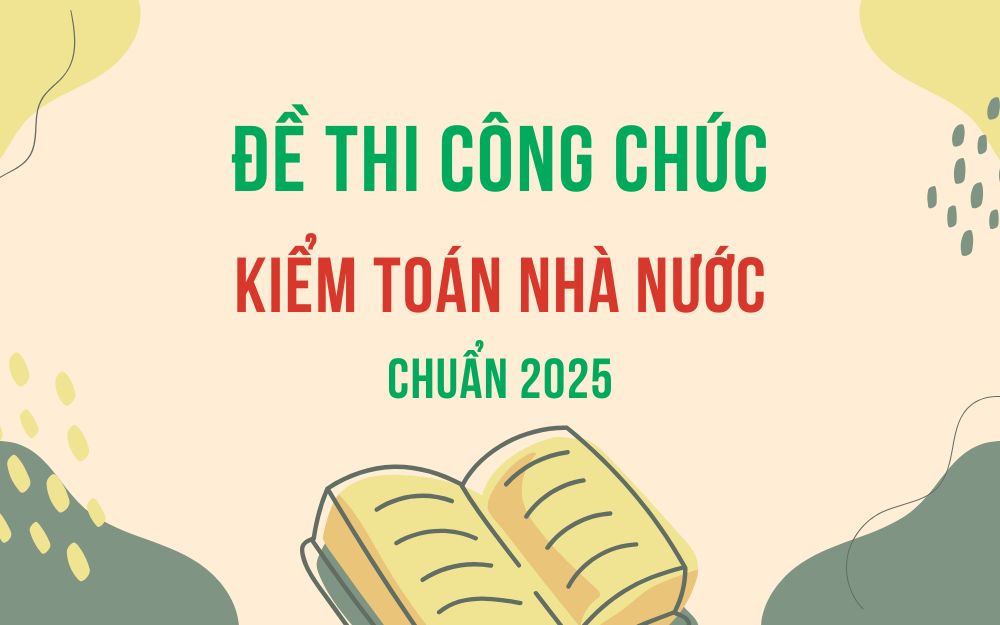 Đề thi công chức kiểm toán nhà nước