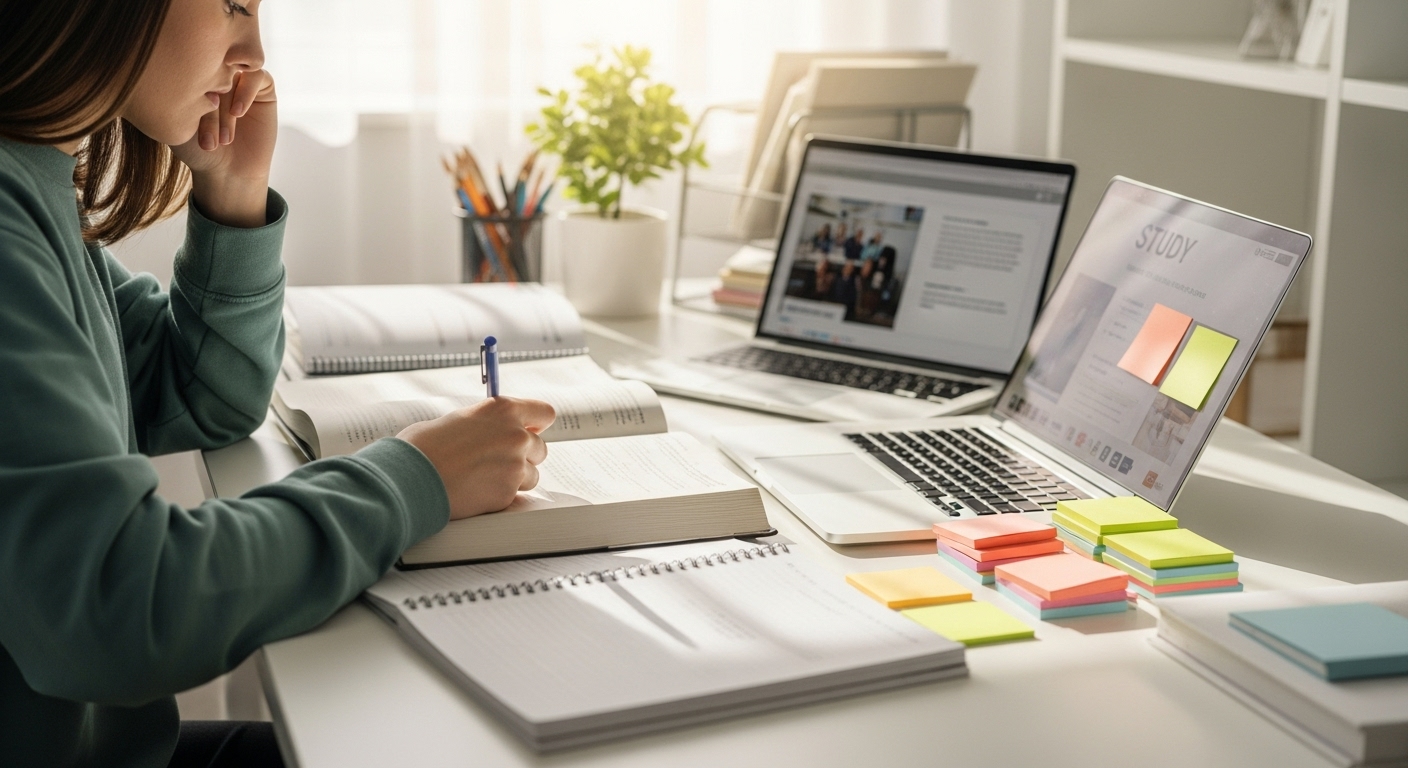 Thí sinh tập trung ôn thi kiến thức chung viên chức hiệu quả, sử dụng nhiều phương pháp học tập khoa học.