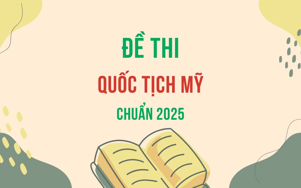Đề thi quốc tịch Mỹ