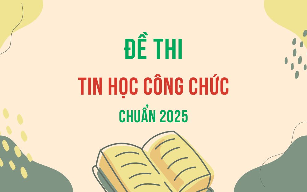 Đề thi tin học công chức