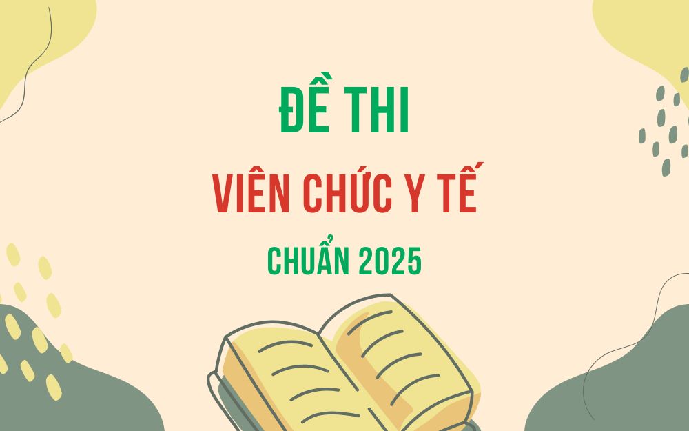 Đề thi viên chức y tế