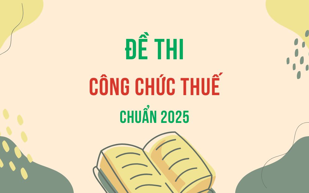 Đề thi công chức thuế